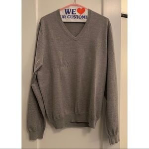 Brooks Brothers V Neck Sweater - Merino Wool